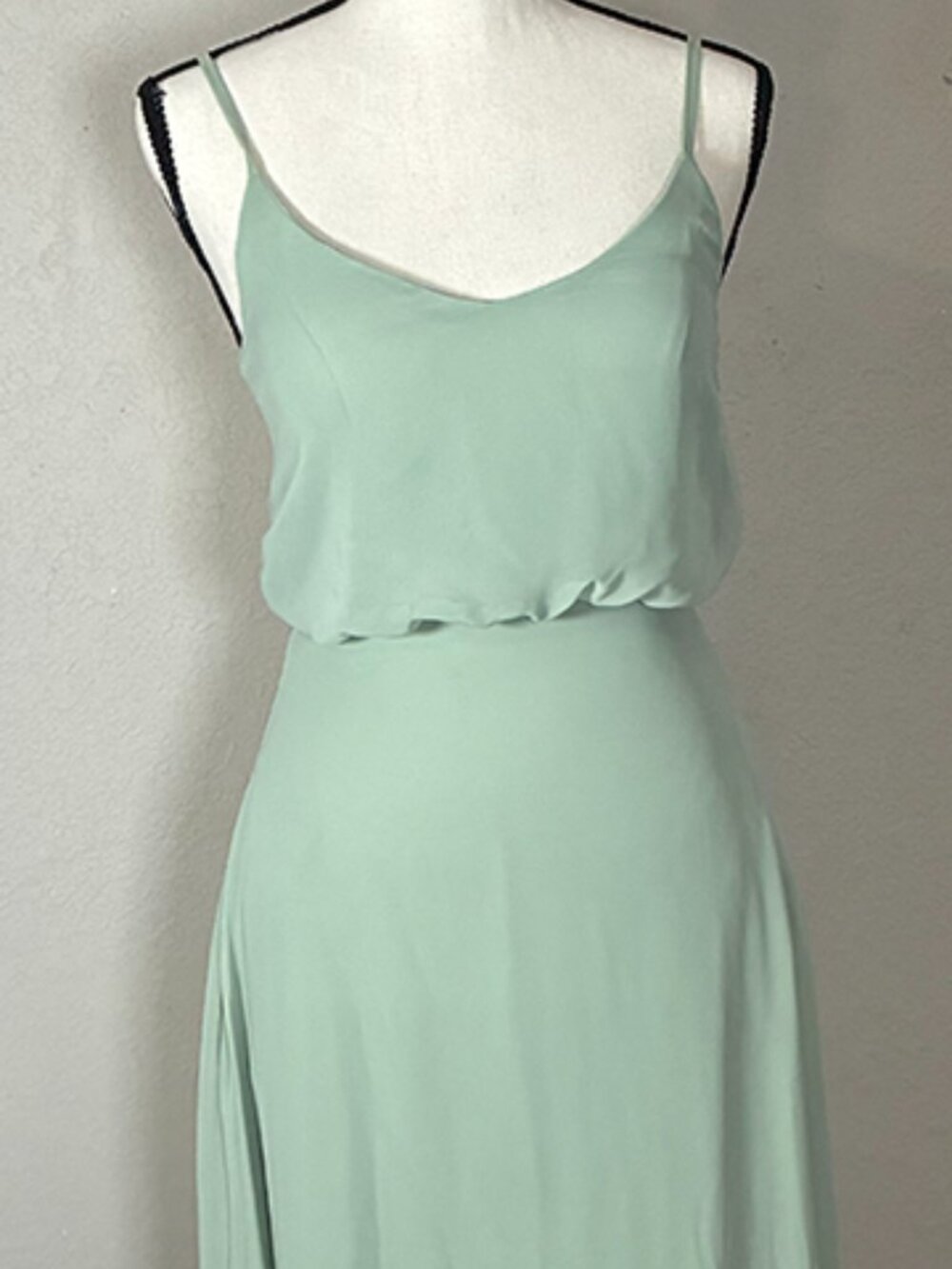 Birdy Grey chiffon dress with straps, size XS